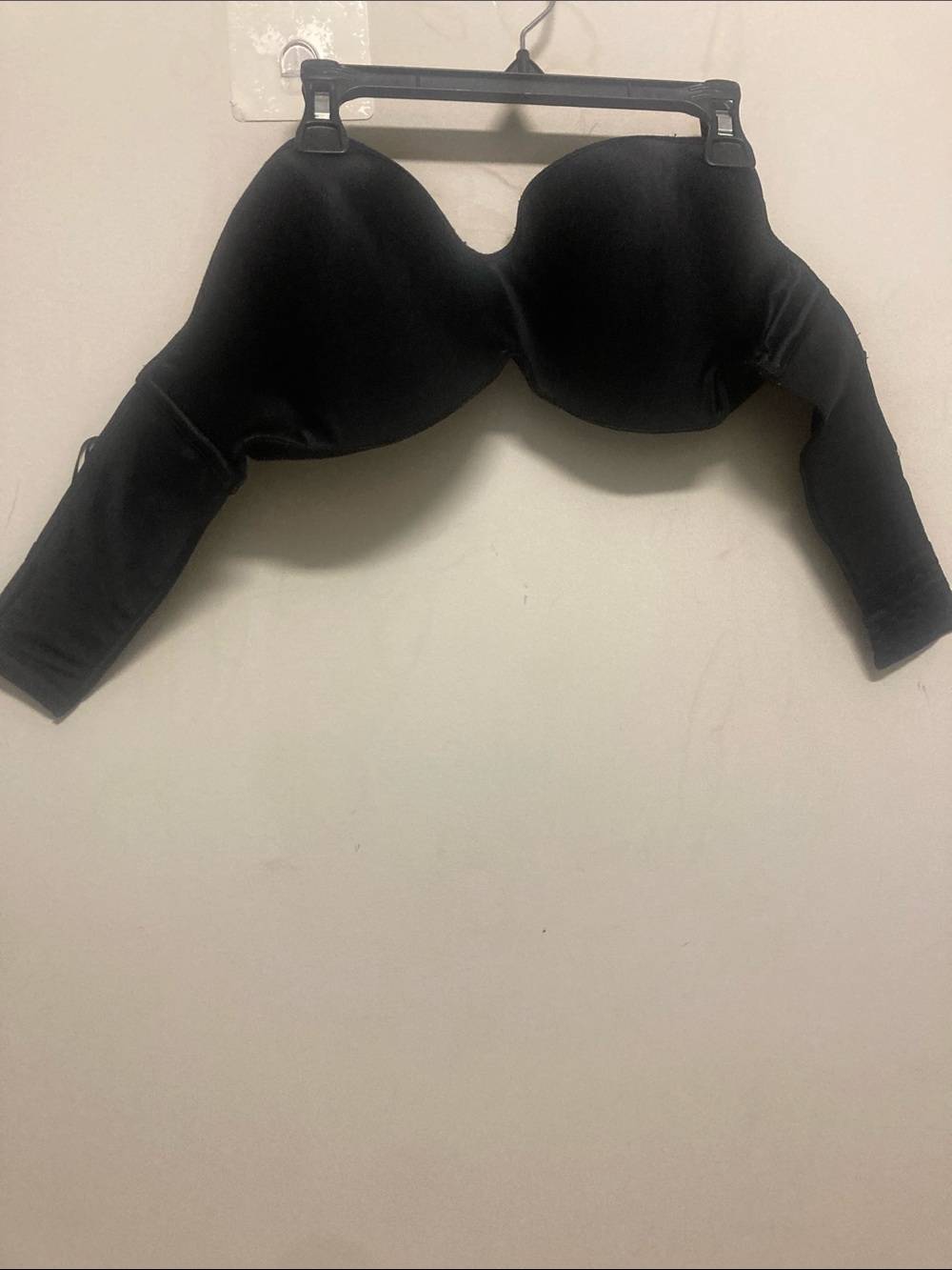 Lilyette Black Strapless Longline Bra